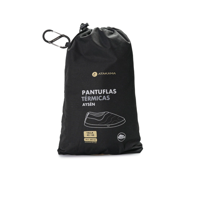 PANTUFLA TE RMICA ADULTO PREMIUM AYSE N NEGRO ATAKAMA OUTDOOR - 5