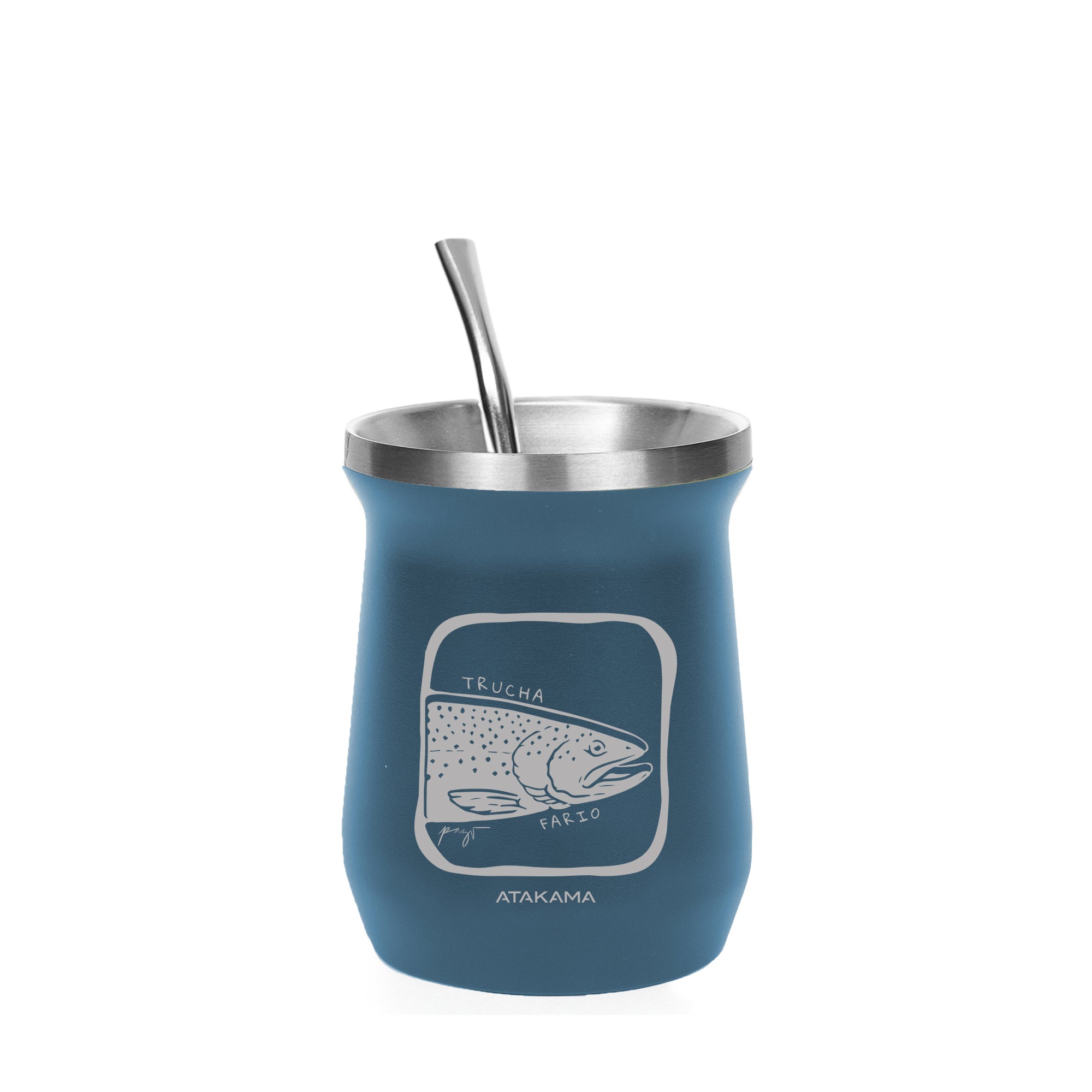 MATERA TE RMICA  160 ML AZUL TRUCHA FARIO ATAKAMA OUTDOOR - 1