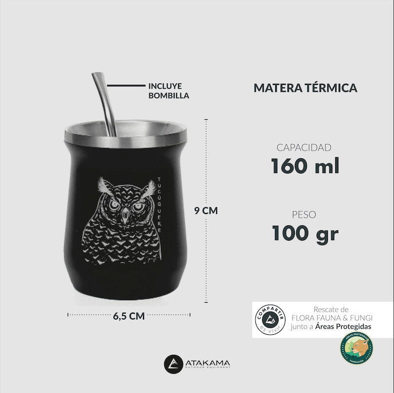MATERA TE RMICA  160 ML AZUL TRUCHA FARIO ATAKAMA OUTDOOR - 5