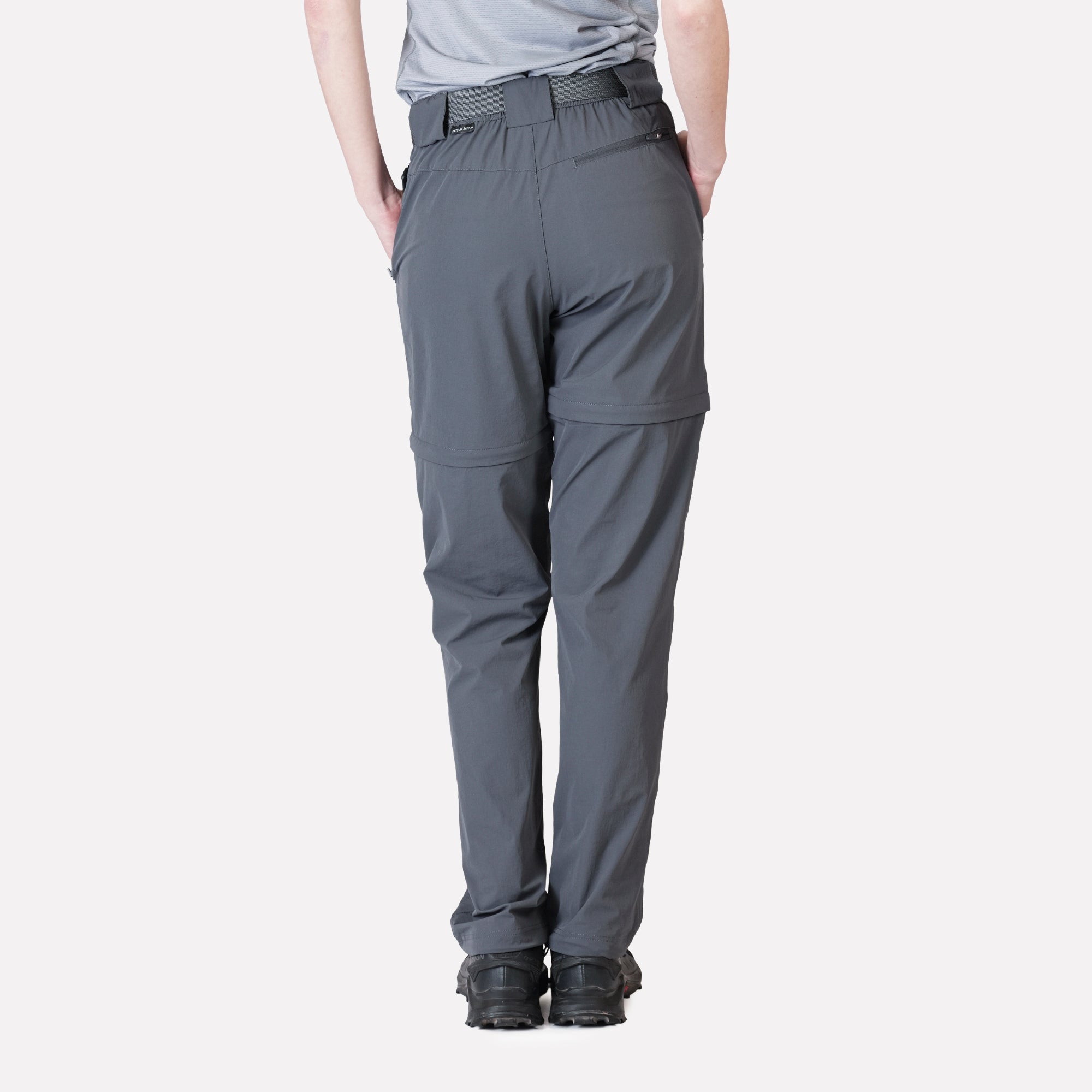PANTALON DESMONTABLE MUJER TRAVESIA GRIS ATAKAMA OUTDOOR - 3