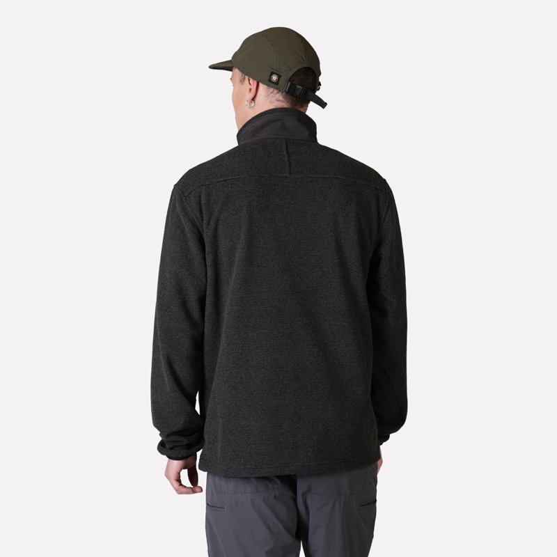 POLAR TEXTURADO FULL ZIP HOMBRE VENTISQUERO GRIS ATAKAMA OUTDOOR - 3