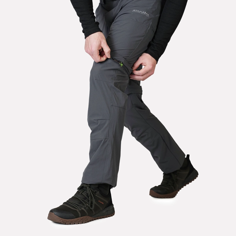 PANTALON DESMONTABLE HOMBRE TRAVESIA GRIS ATAKAMA OUTDOOR - 2