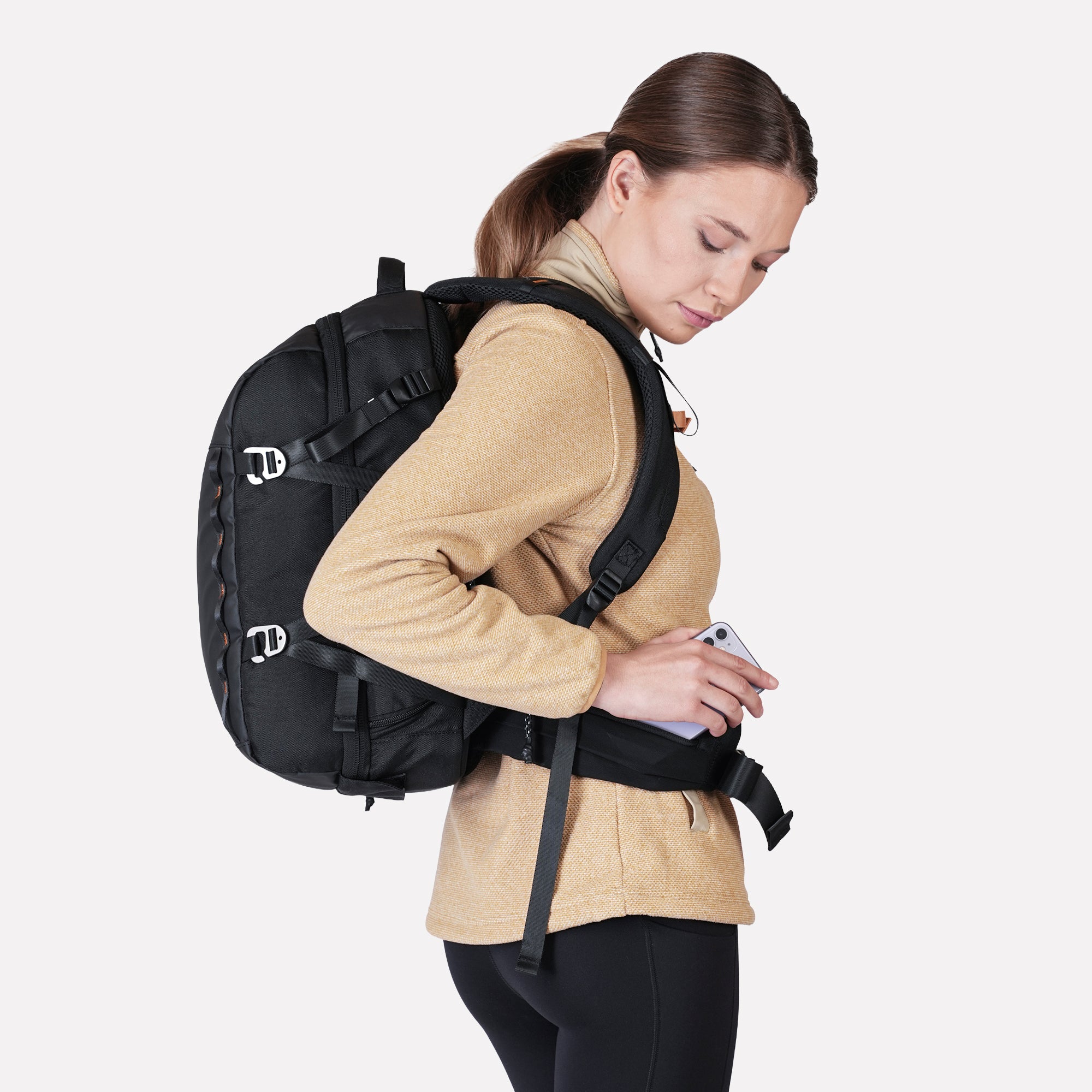 POLAR TEXTURADO FULL ZIP MUJER VENTISQUERO BEIGE ATAKAMA OUTDOOR - 9