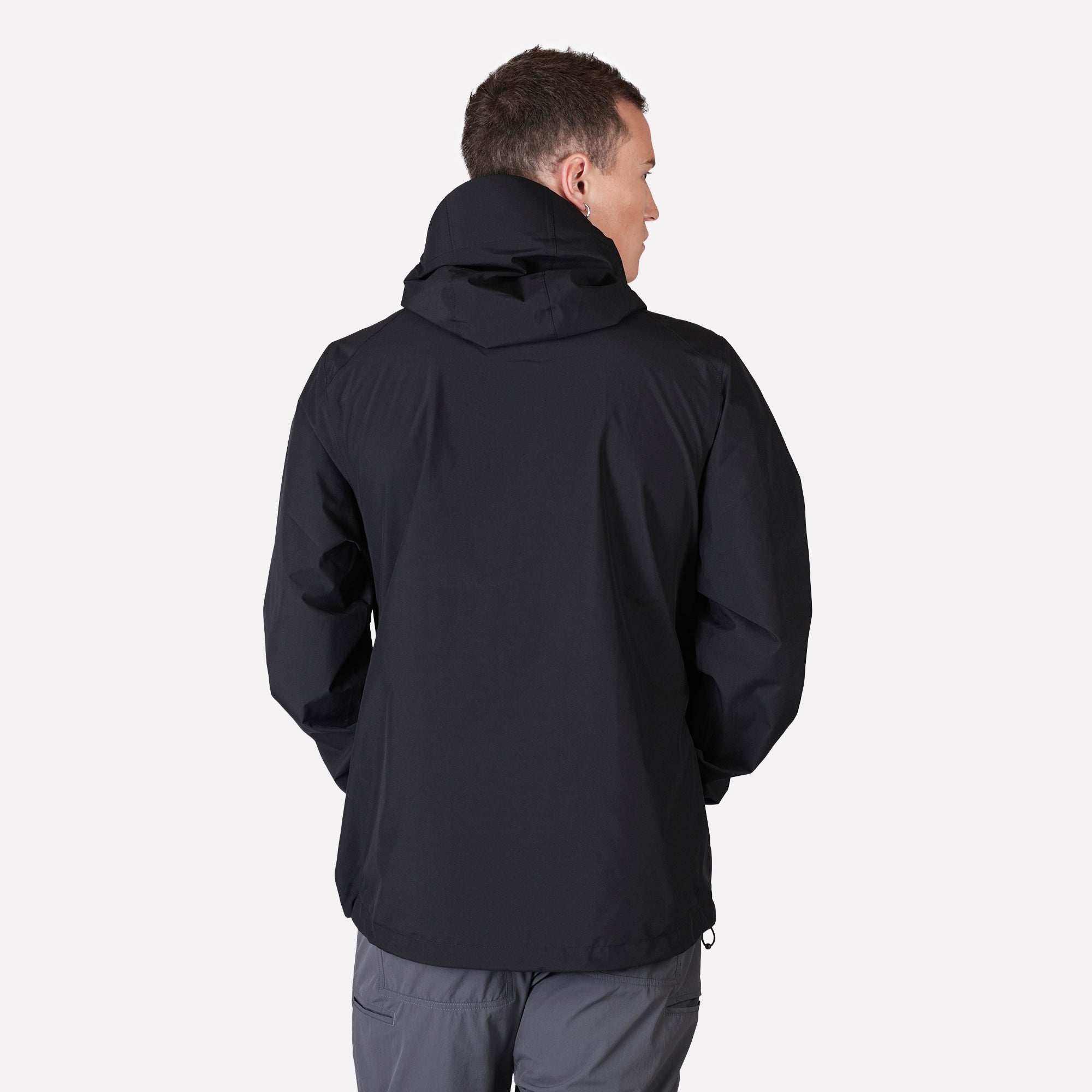 IMPERMEABLE 10K-10K HOMBRE FRONTERA THINLINE NEGRO ATAKAMA OUTDOOR - 7