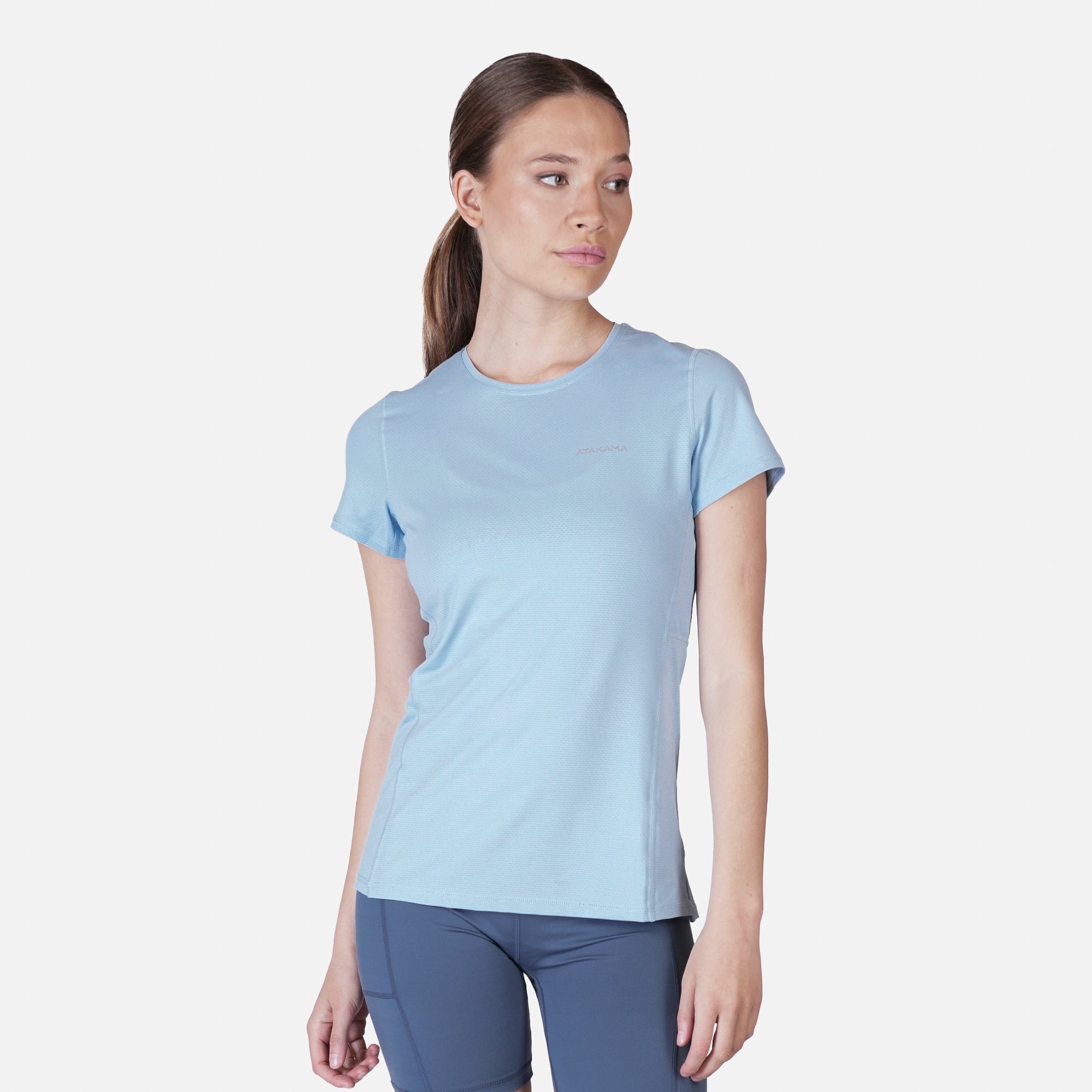 ATAKAMA OUTDOOR POLERA DEPORTIVA DRY CORE MUJER DINAMICA CELESTE ATAKAMA OUTDOOR