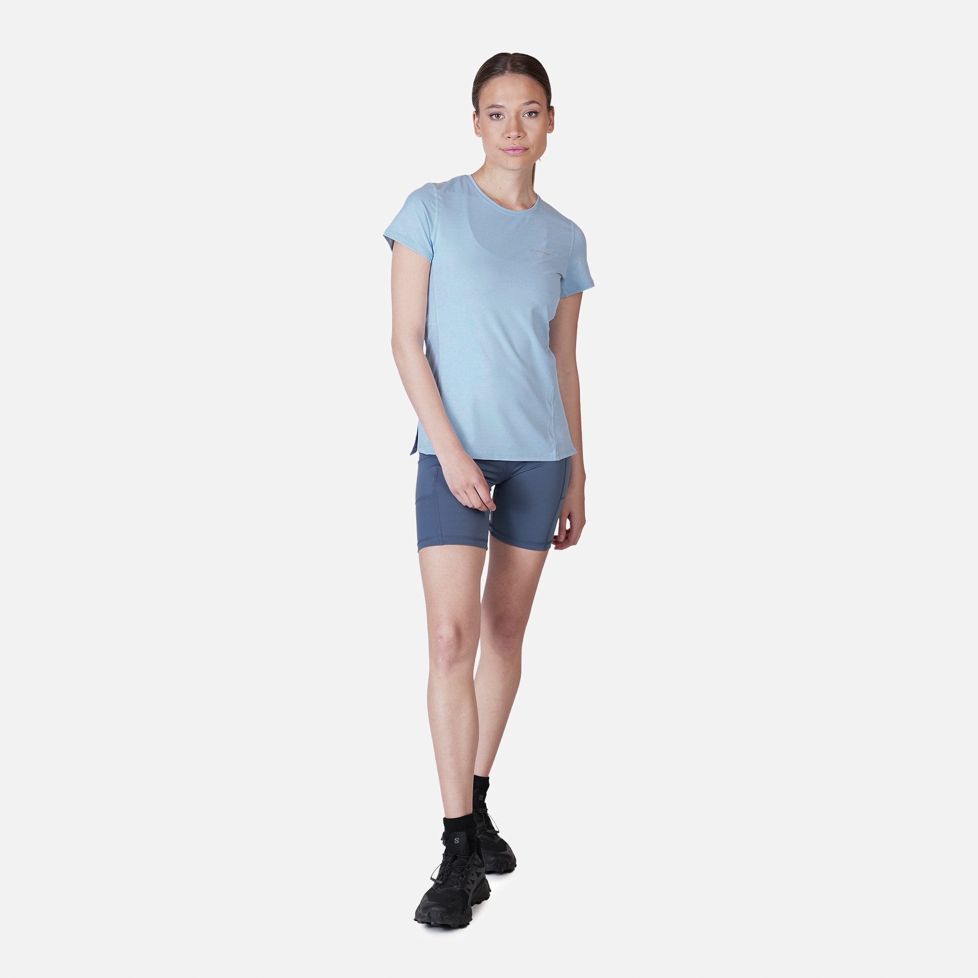 POLERA DEPORTIVA DRY CORE MUJER DINAMICA CELESTE ATAKAMA OUTDOOR - 5