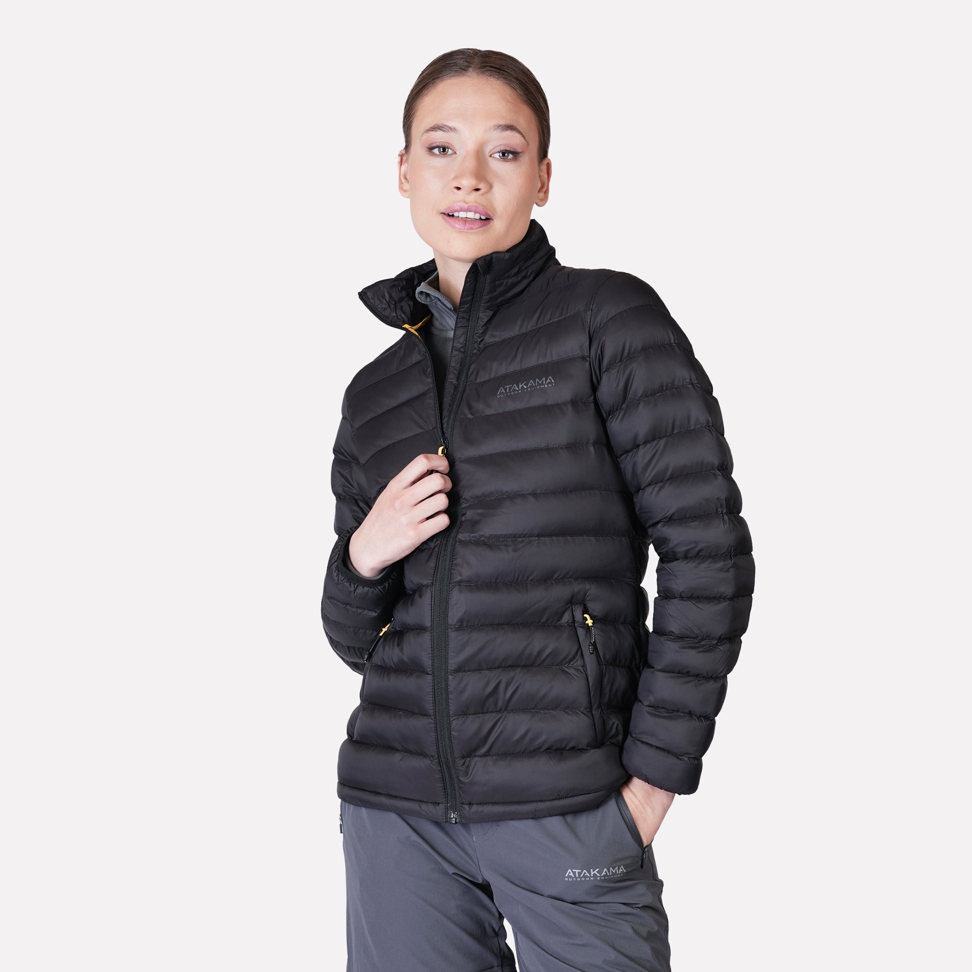 ATAKAMA OUTDOOR PARKA TERMICA  MUJER NOMADA NEGRA ATAKAMA OUTDOOR
