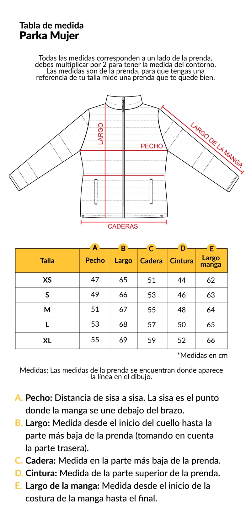 PARKA TERMICA  MUJER NOMADA NEGRA ATAKAMA OUTDOOR - 8