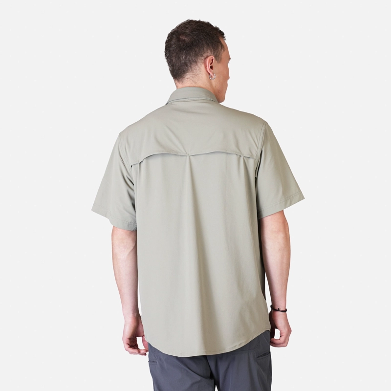 CAMISA MANGA CORTA HOMBRE HORIZONTE VERDE ATAKAMA OUTDOOR - 4