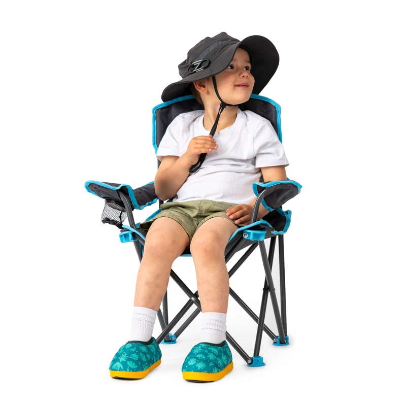 SILLA DE CAMPING NIÑOS  CHAITE N GRIS/CELESTE ATAKAMA OUTDOOR - 1