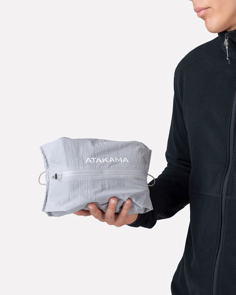 POLAR FLEECE DEPORTIVO HOMBRE TERRA FULL ZIP NEGRO ATAKAMA OUTDOOR - 6
