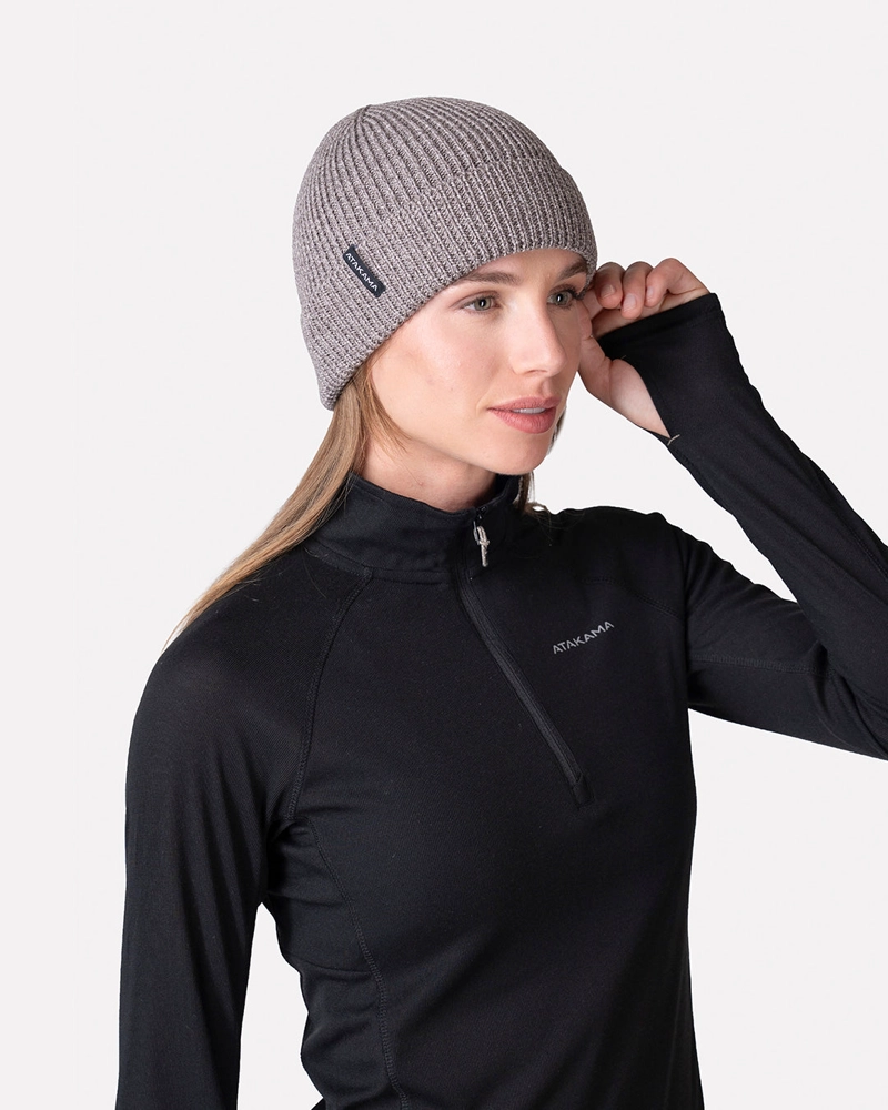 GORRO BEANIE TRANCURA LANA MERINO ATAKAMA OUTDOOR - 2