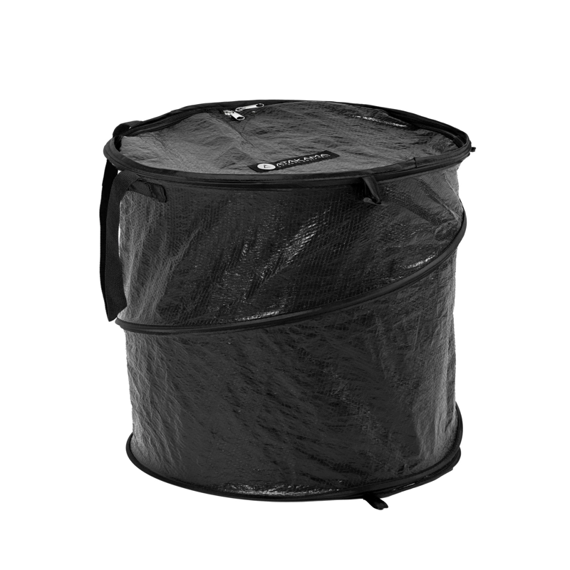 BASURERO PLEGABLE TOLTE N 90 LT NEGRO ATAKAMA OUTDOOR - 1