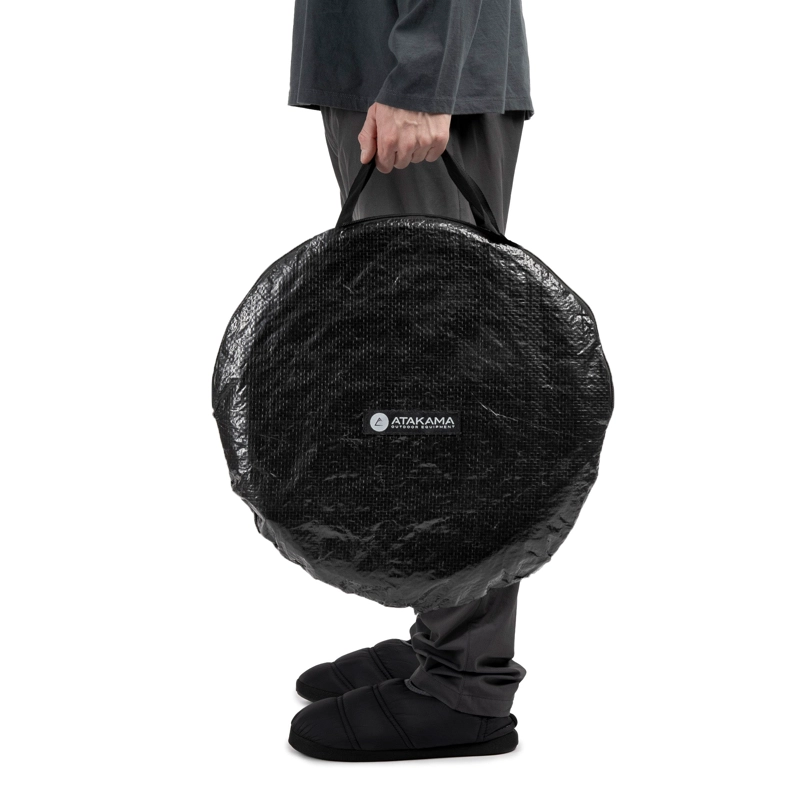 BASURERO PLEGABLE TOLTE N 90 LT NEGRO ATAKAMA OUTDOOR - 2