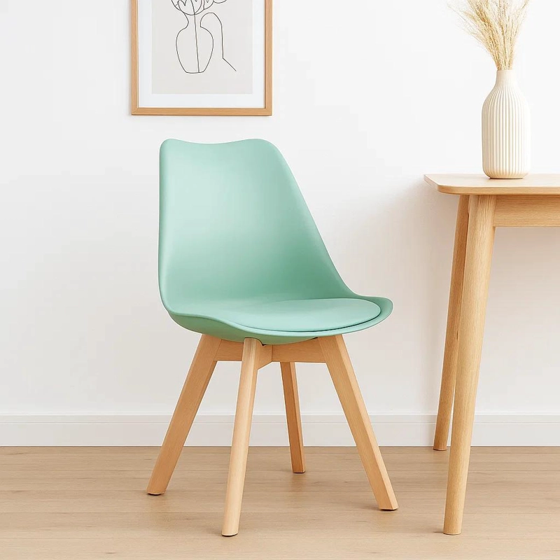 SILLA TULIP ACOLCHADA - MENTA - 2