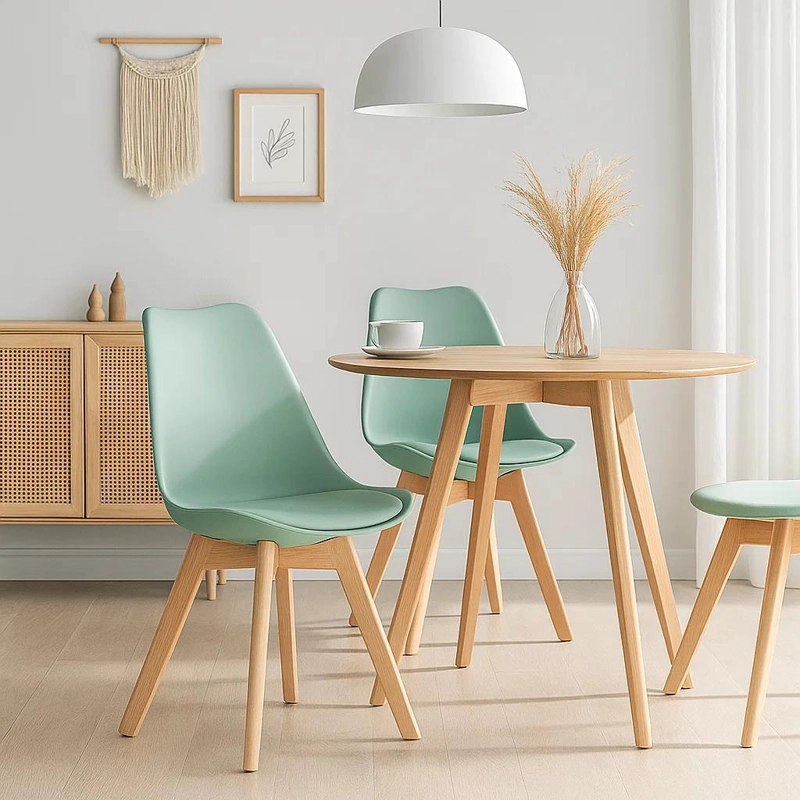 SILLA TULIP ACOLCHADA - MENTA - 3