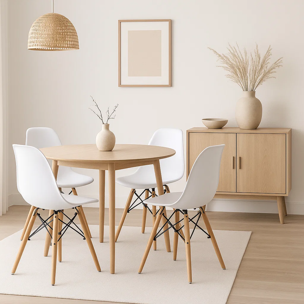 PACK DE 4 SILLAS EAMES BLANCAS - 3