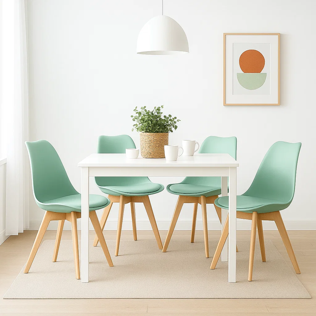 PACK DE 4 SILLAS TULIP MENTA - 3