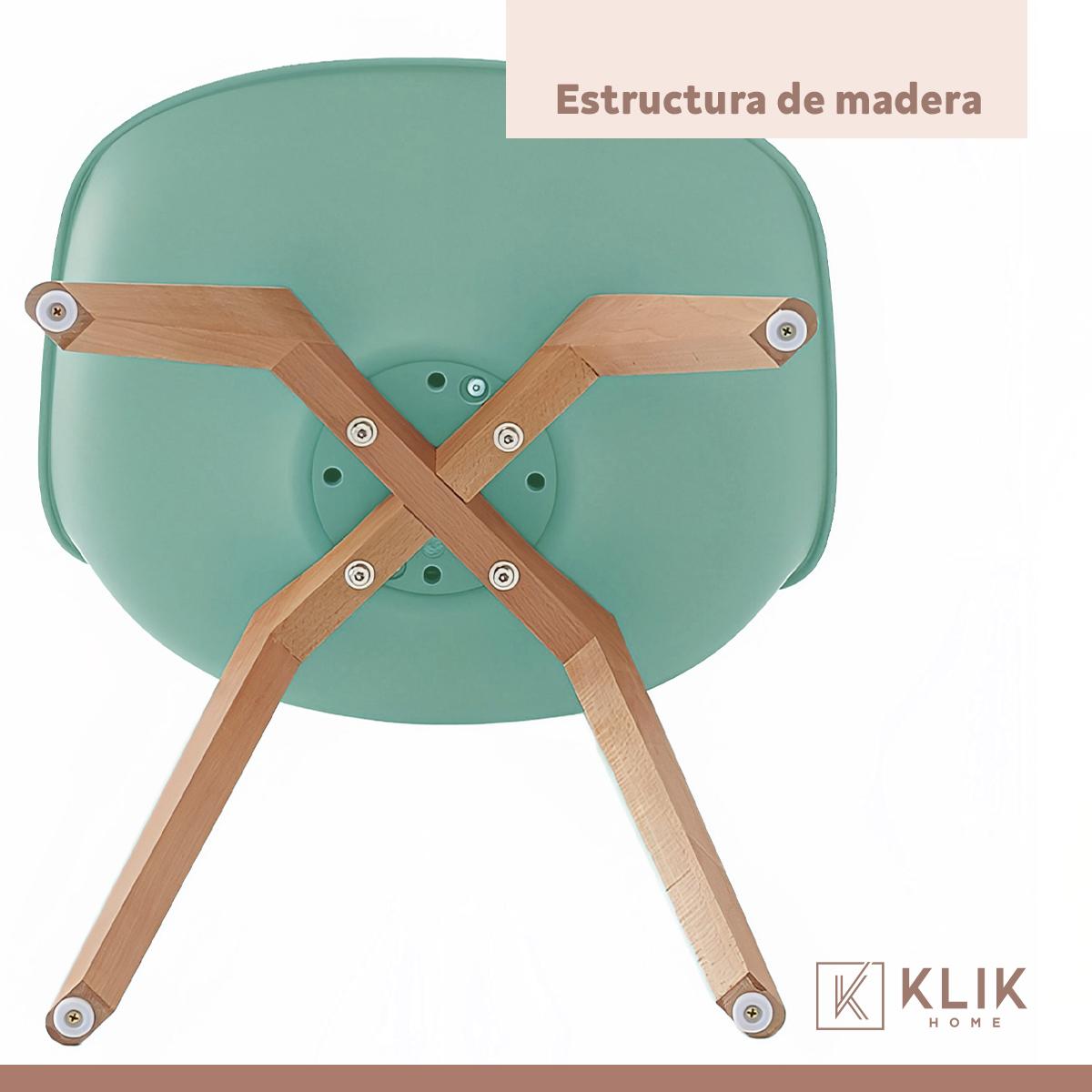 PACK DE 4 SILLAS TULIP MENTA - 8