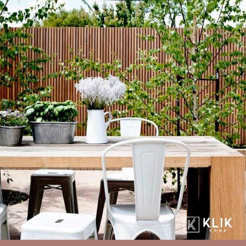 SILLA KLIK MUEBLES TOLIX 1 CUERPO ACERO BLANCA COMEDOR O TERRAZA EXTERIOR - 8