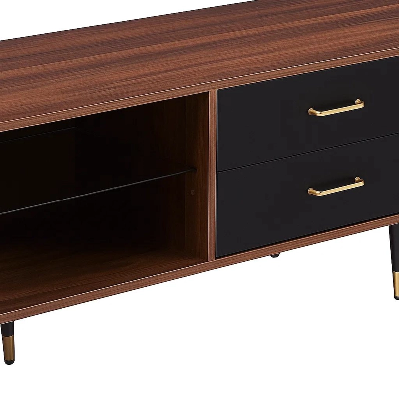RACK TV KLIK MUEBLES MOSCU MDF CAFE NATURAL - 6