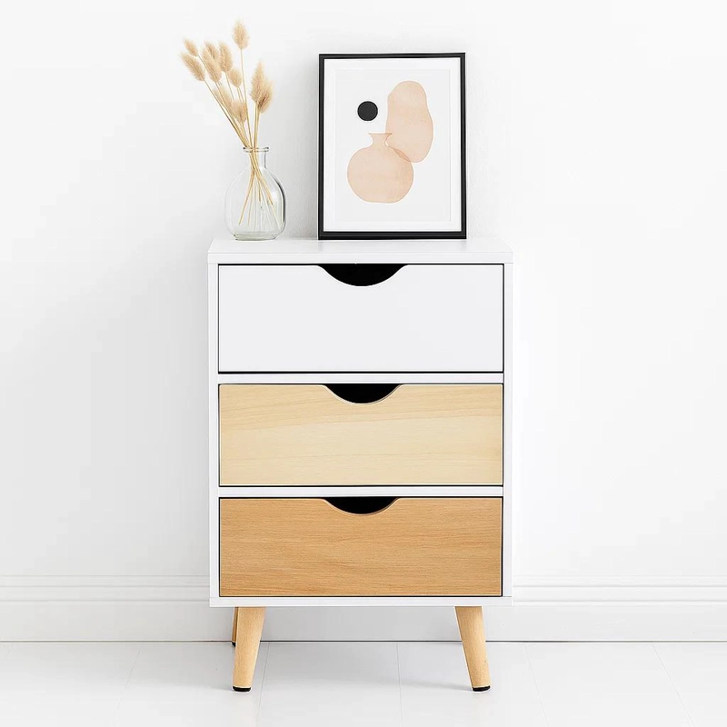VELADOR KLIK MUEBLES EAMES MDF BLANCO 3 NIVELES - 2