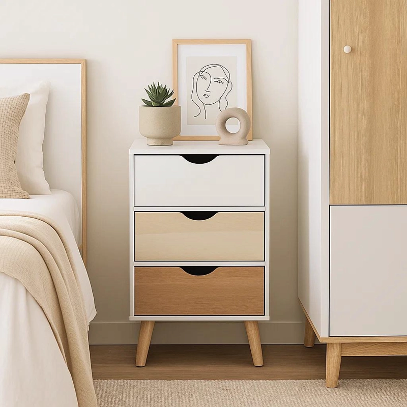 VELADOR KLIK MUEBLES EAMES MDF BLANCO 3 NIVELES - 3