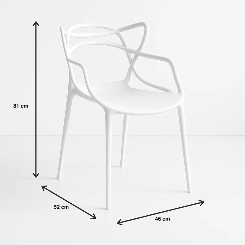SILLAS TERRAZA O COMEDOR KLIK MUEBLES MASTER 1 CUERPO PACK 4 - 4