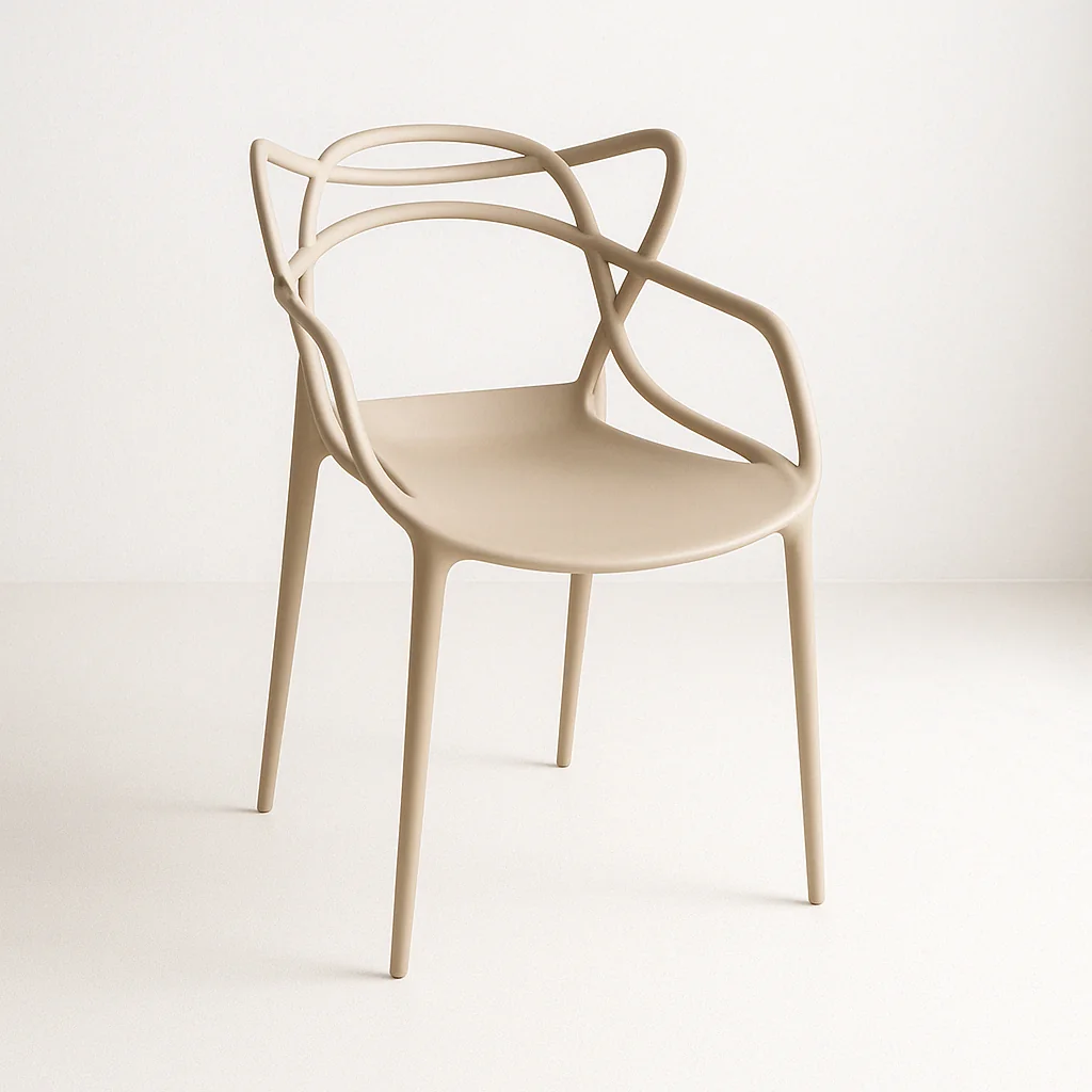 SILLA DE TERRAZA O COMEDOR MASTER - BEIGE - 1