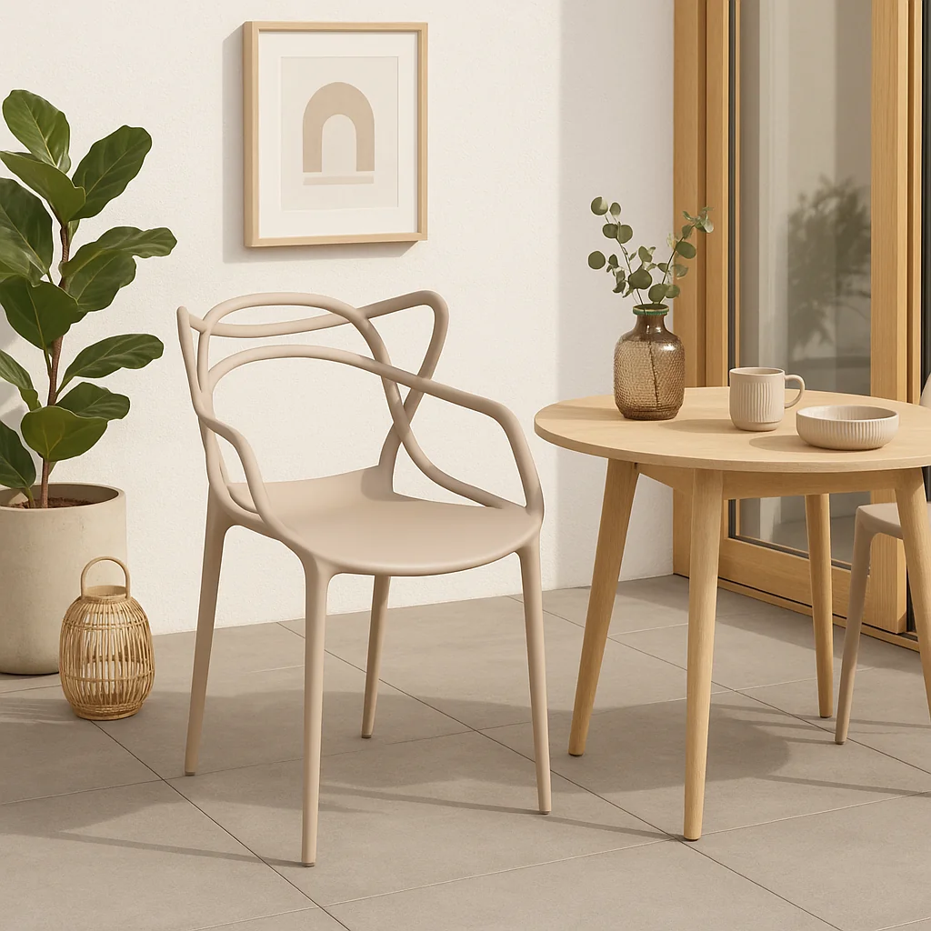 SILLA DE TERRAZA O COMEDOR MASTER - BEIGE - 3
