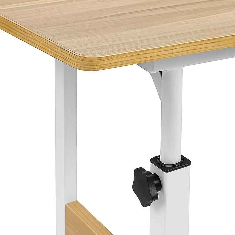 MESA KLIK MUEBLES COMPUTADOR ESCRITORIO AJUSTABLE ROBLE METAL - 6