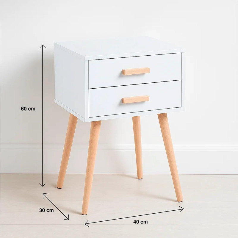 VELADOR KLIK MUEBLES EAMES MDF BLANCO DOBLE - 4
