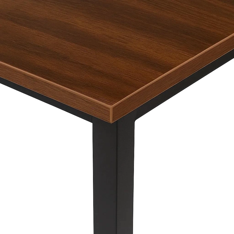 MESA DE ARRIMO O BAR ALTA RUSTIK - MADERA OSCURA WALNUT - 6
