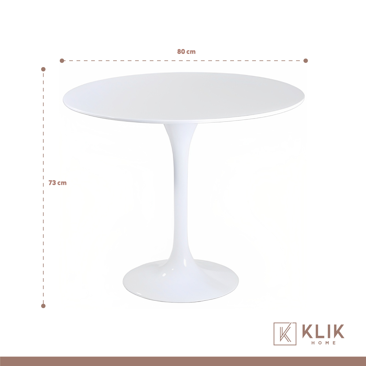 COMEDOR MESA TULIP BLANCA + 4 SILLAS TULIP ACOLCHADA - MENTA - 5