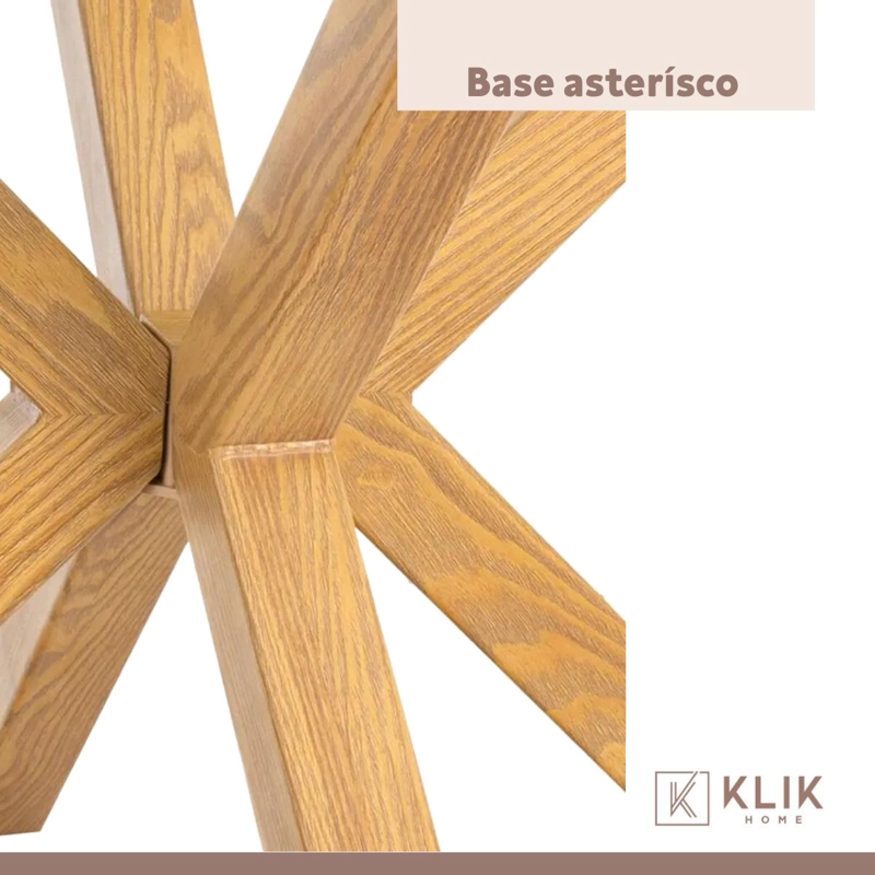COMEDOR REDONDO DE VIDRIO CROSS 120CM + 5 SILLA TULIP ACOLCHADA - MENTA - 7