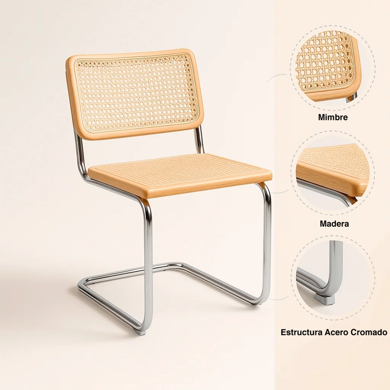 SILLA KLIK MUEBLES MADERA NUDE - 9