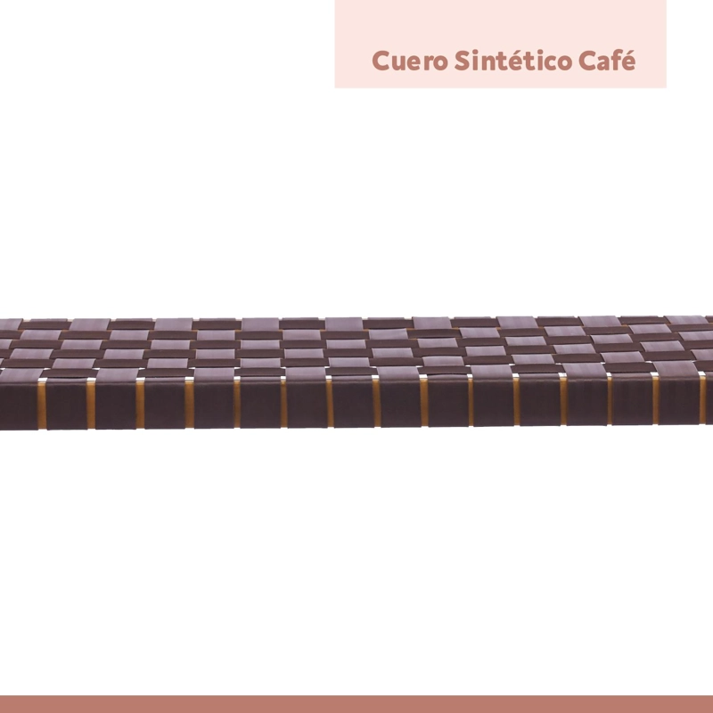 BANQUETA AUSTRAL 120CM - CINTA TEJIDA DE NAILON CAFE - 9
