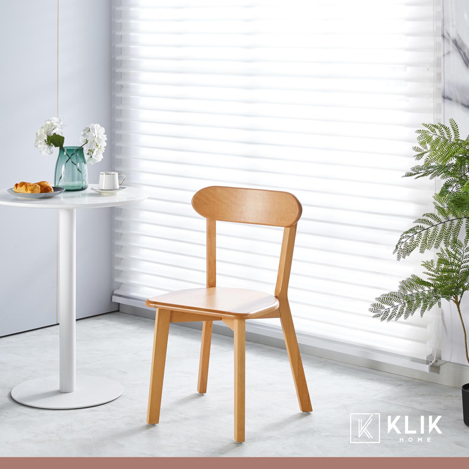 COMEDOR DE VIDRIO CROSS 140X90CM + 6 SILLAS FRESNO DE MADERA - 8