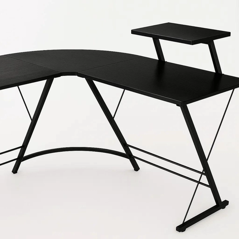 ESCRITORIO KLIK MUEBLES ESQUINERO GAMER NIGHT BLACK - 6