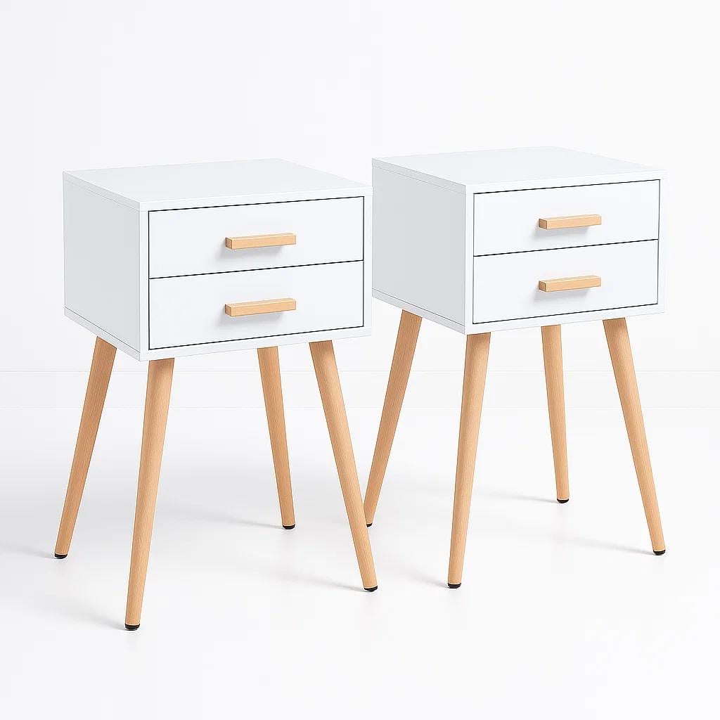 VELADORES KLIK MUEBLES EAMES MDF BLANCO PACK 2 DOBLE - 1
