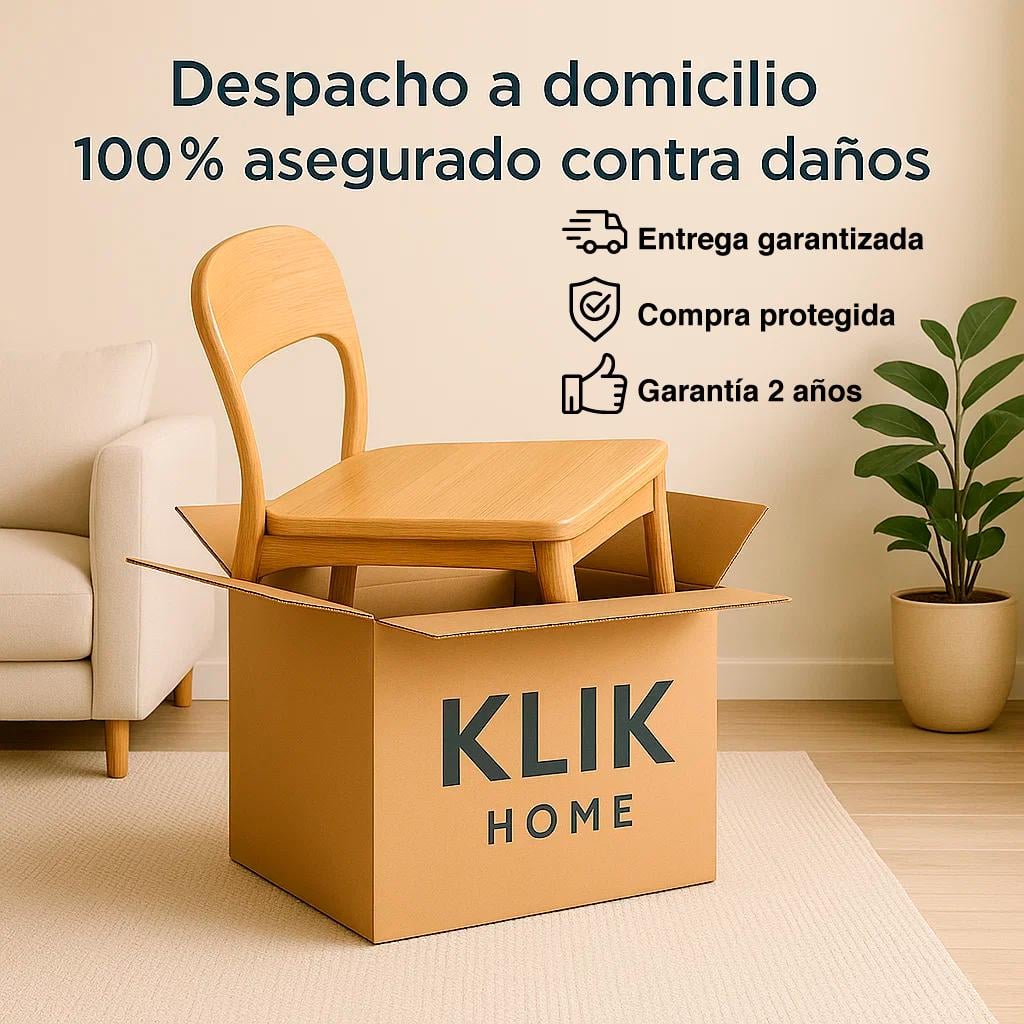 VELADORES KLIK MUEBLES AMBER MDP NEGRO PACK 2 - 7
