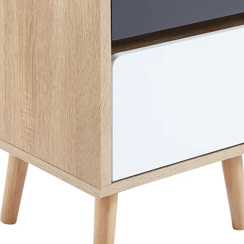 VELADORES KLIK MUEBLES NORDIC MDP BLANCO PACK 2 - 6