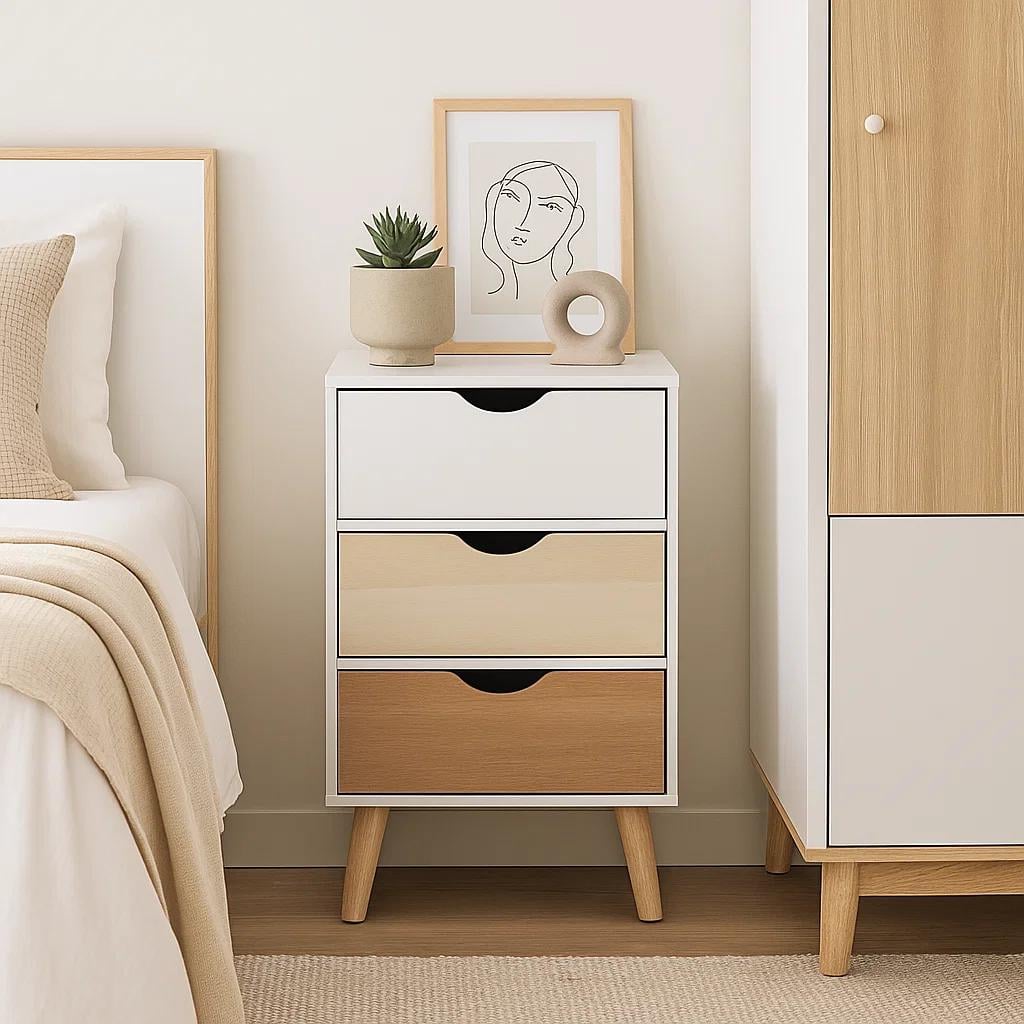 VELADORES KLIK MUEBLES EAMES MDF BLANCO PACK 2 3 NIVELES - 3