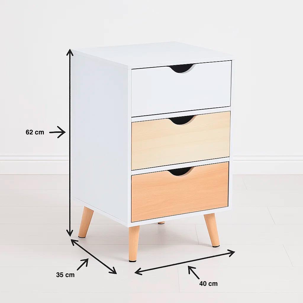 VELADORES KLIK MUEBLES EAMES MDF BLANCO PACK 2 3 NIVELES - 4