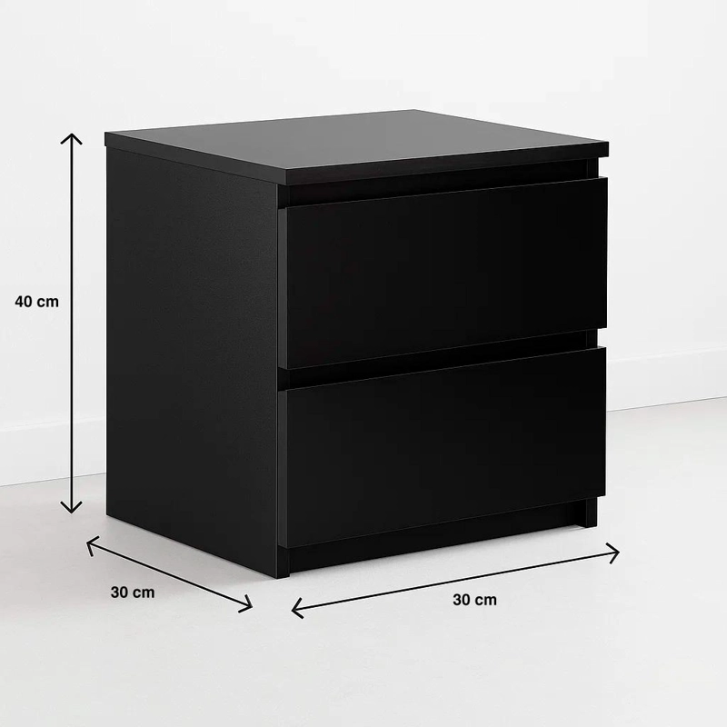 PACK DE 2 VELADORES CAJON DOBLE MINIMAL 30X40 OSCURO - 4