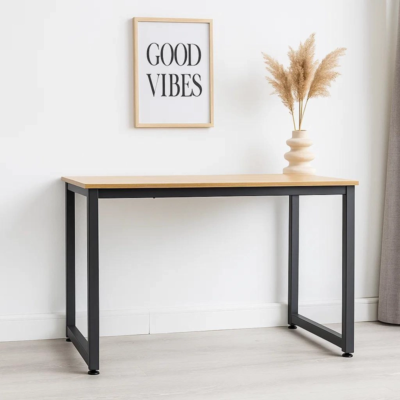 ESCRITORIO KLIK MUEBLES INDUSTRIAL HOME OFFICE MADERA CLARA METAL - 2