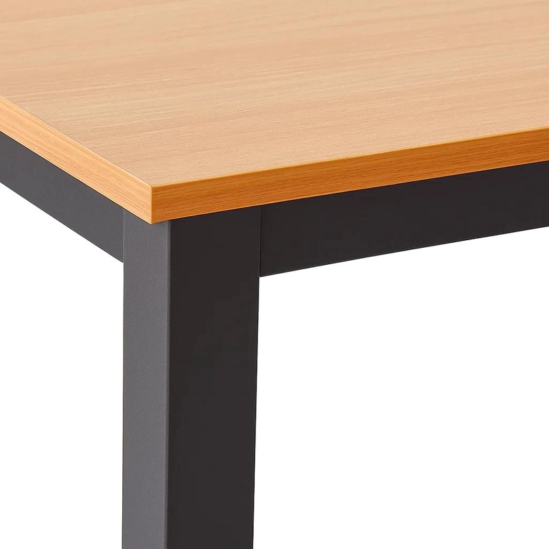ESCRITORIO KLIK MUEBLES INDUSTRIAL HOME OFFICE MADERA CLARA METAL - 6