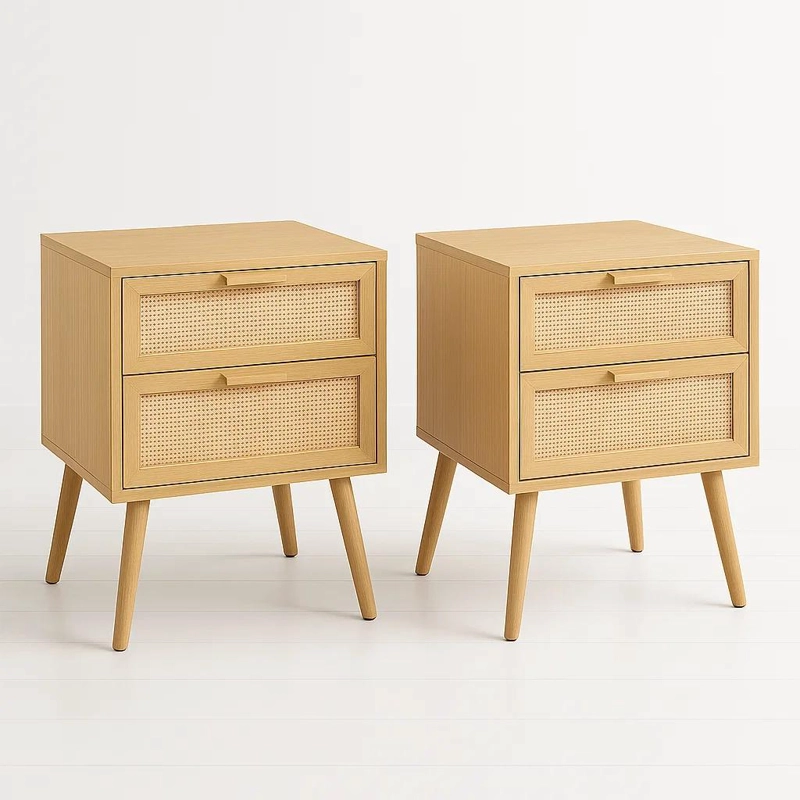 VELADOR KLIK MUEBLES EAMES MESH MADERA CAFÉ CLARO PACK 2 DOBLE - 1