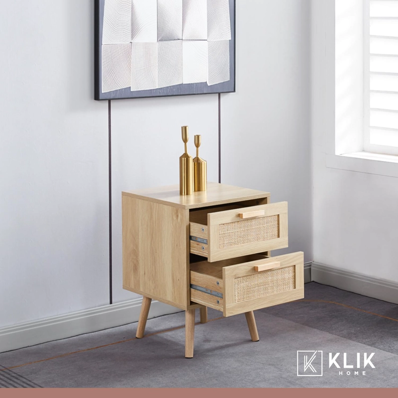 VELADOR KLIK MUEBLES EAMES MESH MADERA CAFÉ CLARO PACK 2 DOBLE - 8