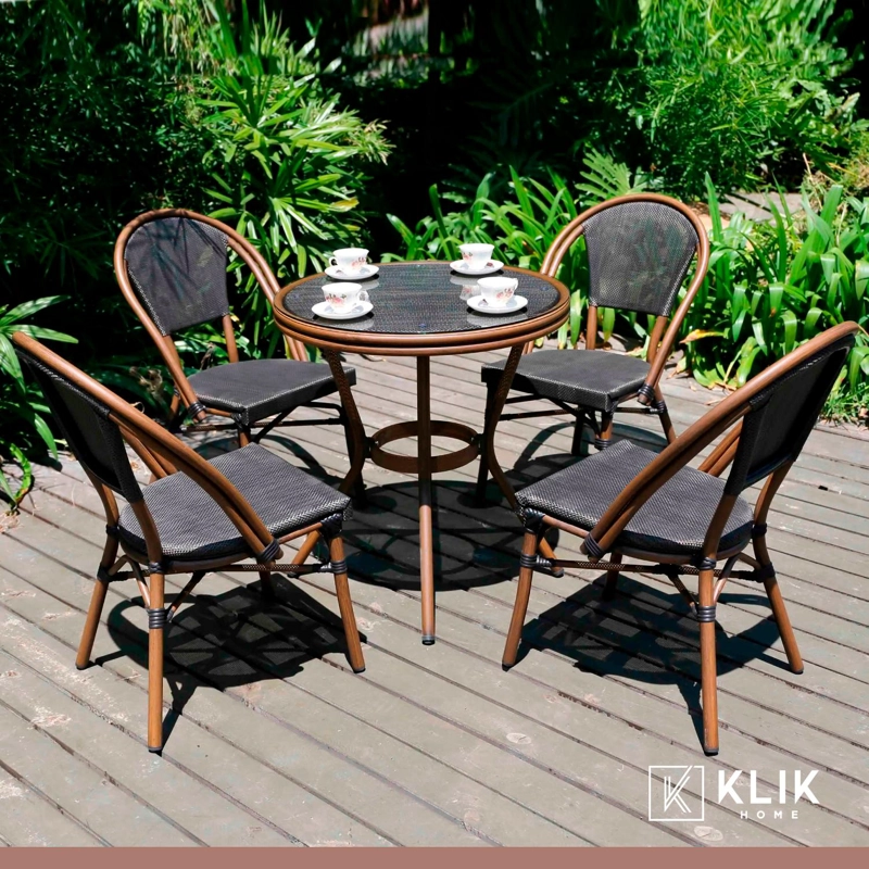 SILLA KLIK MUEBLES BISTRO PARISINA CAFÉ TEXTILENO - 8